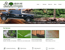 Tablet Screenshot of jjslandscaping.com